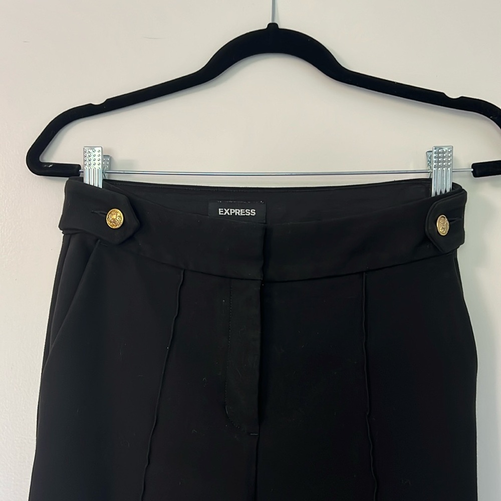Express black skinny dress pants